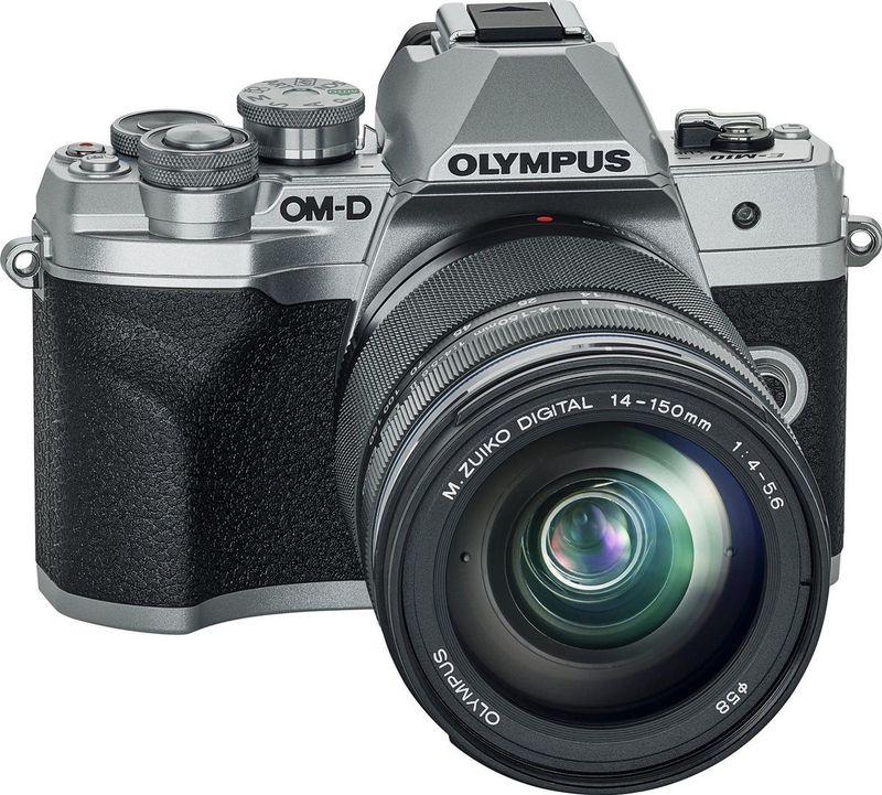 Olympus OM-D E-M10 Mark IV - Systeemcamera - Zilver - Inclusief ED 14-150mm EZ Lens