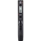 Olympus VP-20 Noir, Hoogwaardige Stereo Spraakrecorder Met Omnidirectionele Microfoon, Éénknops-Ruisonderdrukking, Microfoon-/Hoofdtelefoonaansluiting, Zelfontspanner, 8 GB Geheugen, Zwart
