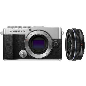 Olympus PEN E-P7 systeemcamera Zwart/ Zilver + 14-42mm f/3.5-5.6 EZ