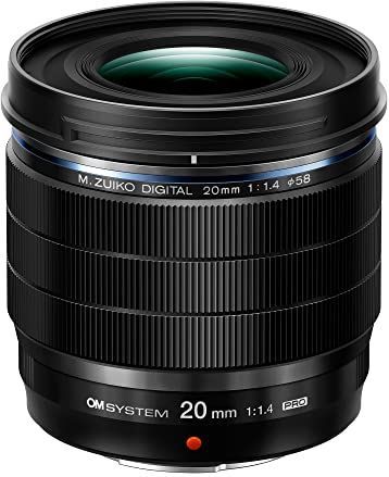 OM SYSTEM - M.Zuiko Digital ED 20mm F/1.4 PRO - Camera Lens - Zwart - Spatwaterdicht