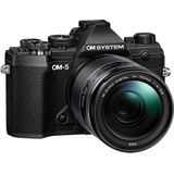 OM SYSTEM OM-5 - Systeemcamera - Zwart - + 14-150mm Allroundlens