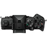 OM SYSTEM OM-5 Micro Four Thirds systeemcamera incl. lens M.Zuiko Digital 14-150mm F4-5.6 II, 20 MP Live MOS-sensor, verbeterde 5-assige beeldstabilisatie, IP53, handheld high res shot, zwart/zwart