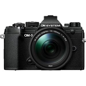 OM SYSTEM OM-5 - Systeemcamera - Zwart - + 14-150mm Allroundlens