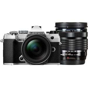 OM SYSTEM OM-5 - Systeemcamera - Zwart/Zilver - Inclusief 12-45mm Standaardlens