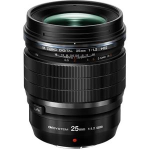 Olympus - ED 25mm f/1.2 Pro - Objectief - Zwart - Micro Vier Derde