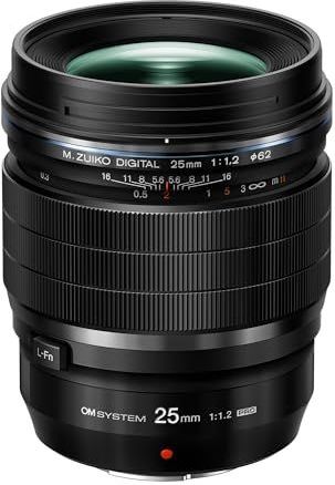 Olympus - ED 25mm f/1.2 Pro - Objectief - Zwart - Micro Vier Derde