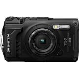 OM SYSTEM Tough TG-7 Schwarz Digitalkamera,wasserdicht, stoßfest, Unterwasser- und Makro-Aufnahmemodi, 4K-Video, 4-Fach-Weitwinkelzoom (Nachfolgemodell der Olympus TG-6)