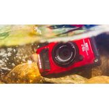 OM SYSTEM - TG-7 - Compactcamera - Rood - Waterbestendig tot 15 meter