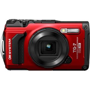 OM SYSTEM - TG-7 - Compactcamera - Rood - Waterbestendig tot 15 meter