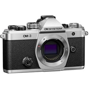 OM System OM-3 Body (20.40 Mpx, 4/3), Camera, Zwart, Zilver