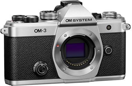 OM SYSTEM OM-3 Body Zilver Systeemcamera
