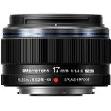 OM System - M.Zuiko Digital ED 17mm F/1.8 II - Objectief - Zwart - Metaal