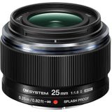 OM System - M.Zuiko Digital ED 25mm F/1.8 II - Objectief - Zwart