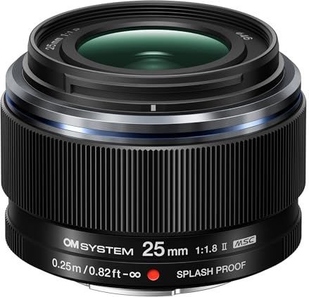 OM System - M.Zuiko Digital ED 25mm F/1.8 II - Objectief - Zwart