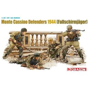 1:35 Dragon 6514 Monte Cassino Defenders - 1944 Fallschirmjaeger Plastic Modelbouwpakket