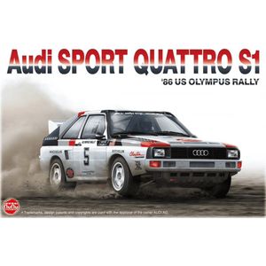 1:24 NuNu 24023 Audi Quattro Sport S1 '86 Olympus Rally Plastic Modelbouwpakket