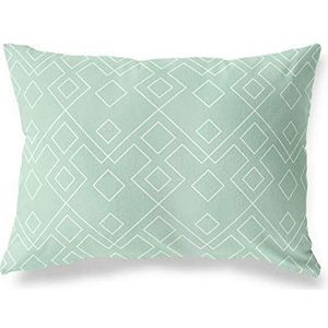 Le Jardin du Lin Housse de coussin décorative Motif aléatoire Housse de coussin pour lit, voiture, canapé, maison, salon, chambre à coucher, décoration, 45 x 60 cm – Conçu et fabriqué en Turquie