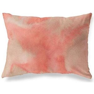 BonaMaison Thème Aquarelle Housse de Coussin Motif, Taie d'oreiller pour Lit Voiture Canapé Maison Salon Chambre, Décoration D'intérieur, 35x50 Cm - Conçu et Fabriqué en Turquie