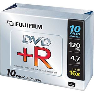 Fuji 10x DVD+R 4,7GB 120min 16x SJC