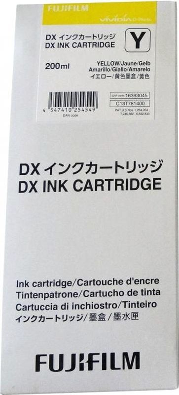 Fujifilm - DX - Inktcartridge - Geel - 200 ml