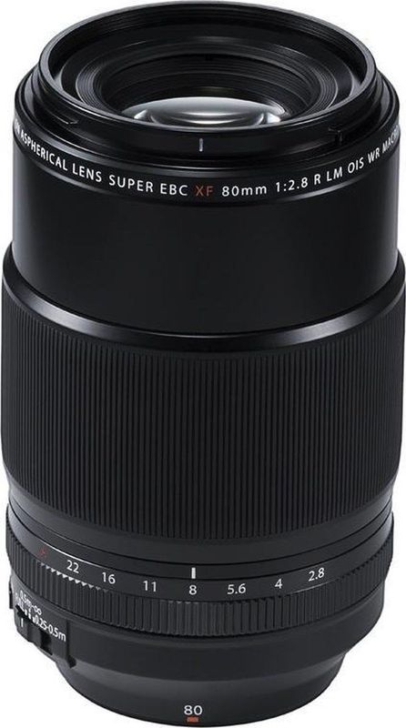 Fujifilm - XF80mm F/2.8 R LM OIS WR - Macro-objectief - Zwart