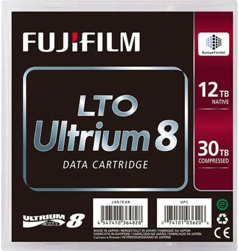 Fuji - LTO Ultrium 8 - Tape Datacartridge - 12TB / 30TB - Barium Ferrite Technologie