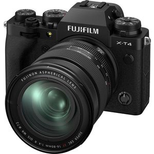 Fujifilm X-T4 Kit (16 - 80 mm, 26.10 Mpx, APS-C / DX), Camera, Zwart