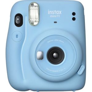 Instax Fujifilm mini 11 hemelsblauw, instant minicamera