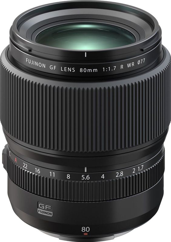 Fujifilm - FUJINON GF 80mm f/1.7 R WR - Objectief - Zwart