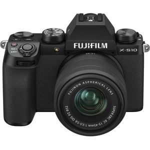 Fujifilm Systeemcamera X-S10 Zwart + Fujinon XC Standaard Zoom Lens 15-45 Mm F3.5-5.6 OIS PZ Kit