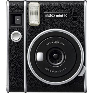 Fujifilm - Instax Mini 40 - Instant Camera - Zwart