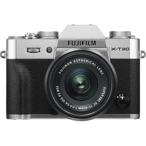 Fujifilm Systeemcamera X-T30 II Zilver + Fujinon XC Standaard Zoom Lens 15-45 Mm F3.5-5.6 OIS PZ