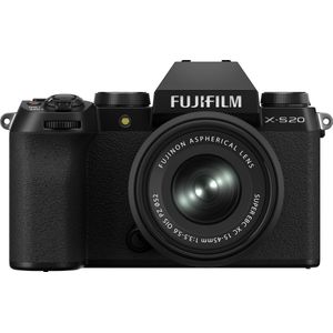 Fujifilm Systeemcamera X-S20 Zwart + Standaardlens XC 15 - 45 Mm F/ 3.5 - 5.6 OIS PZ