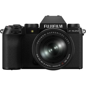 Fujifilm Systeemcamera X-S20 Zwart + Standaardlens XF18 - 55 Mm F/ 2.8 - 4 R LM OIS