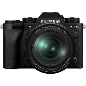 Fujifilm Systeemcamera X-T5 + Fujinon XF standaardlens 16 - 80 mm Zwart