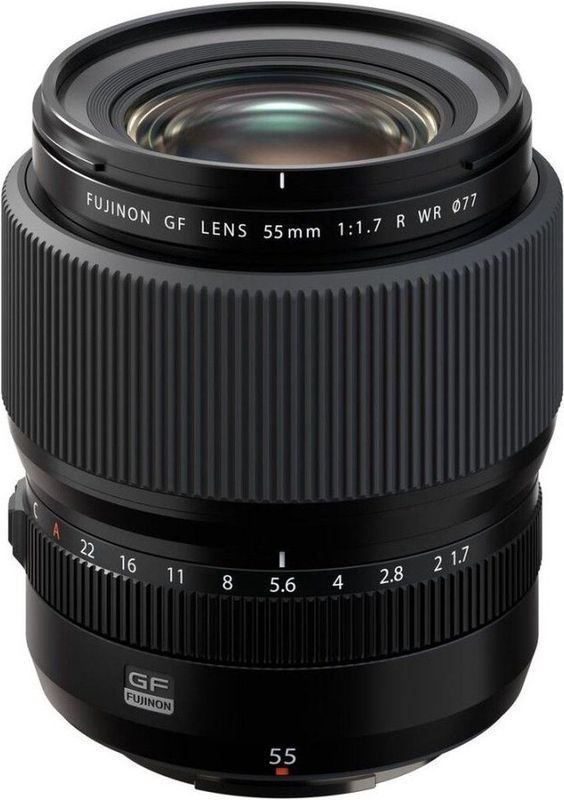 Fujifilm - GF 55mm f/1.7 R WR - Objectief - Stof- en Waterbestendig - Lichtsterk