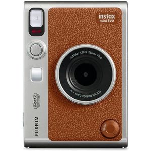 Fujifilm - Instax Mini Evo - Instant Camera - Bruin - Hybride Fotografie