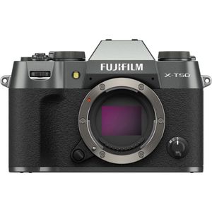 Fujifilm X-T50 - Systeemcamera - Body - Charcoal Silver