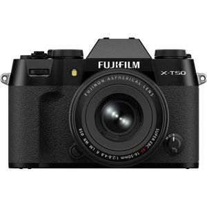 Fujifilm X-T50 Kit (16 - 50 mm, 40.20 Mpx, APS-C / DX), Camera, Zwart
