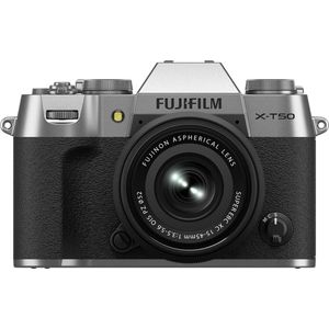 Fujifilm X-T50 - Systeemcamera - + XC15-45mm lens - Silver