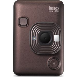 Fujifilm - Instax Mini LiPlay - Analoge Direct-klaarcamera - Zwart - Hybride