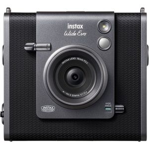 Fujifilm - Instax WIDE Evo - Instant Camera - Zwart - Hybride