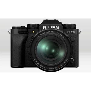 Fujifilm X-T5 zwart, FUJINON XF16-80mmF4 R OIS WR Lenskit