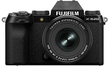 Fujifilm - X-S20 Kit - Camera - Zwart - 16 - 50 mm - 26.10 Mpx - APS-C / DX