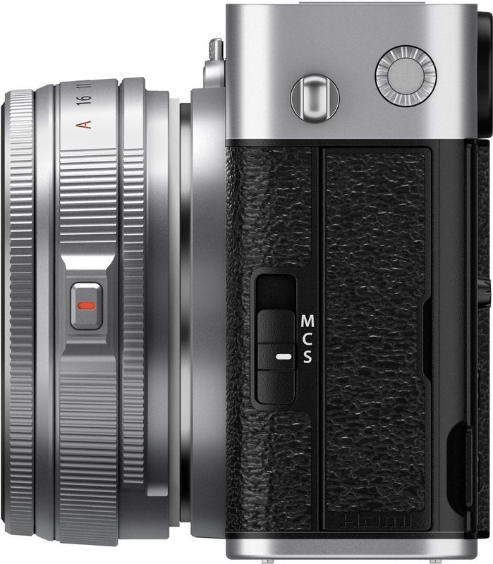 Fujifilm - X-E5 - Kit Zilver - X-Trans CMOS 5 HR Sensor 40,2 MP