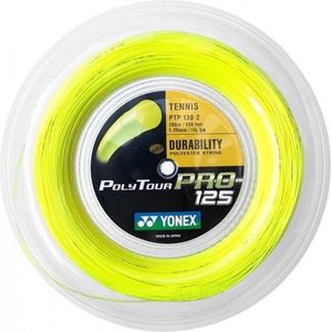Yonex Polytour Pro - 1.25mm - Tennissnaar - Rol 200m - Polyester - Geel