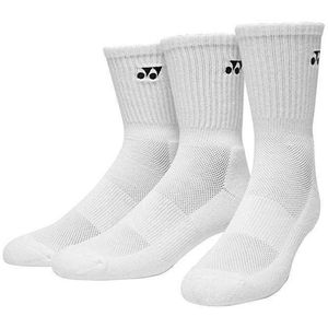 Yonex Sportsokken Basic Socks Katoen Wit 3 Paar