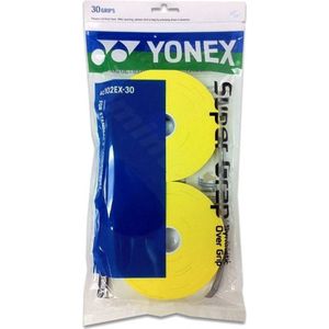Yonex AC102EX Super Grap Racket Grip - 30 pcs - Yellow