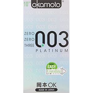 Okamoto Condoom 0.03 Platinum Condooms 10p