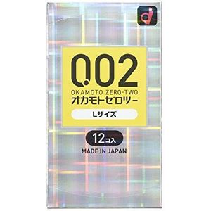 Okamoto licht uniform is 0.02EX L maat 12 stuks